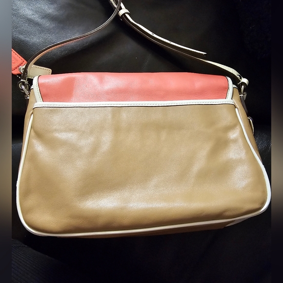 Coach Park Colorblock Crossbody Flap Bag F23383 EUC - Picture 3 of 14